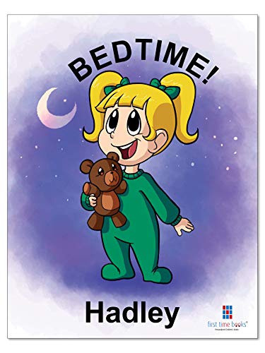 First Time Books Personalized Children’s Bedtime Book with Customized Kid’s Name, Hair Color, Gender, and More