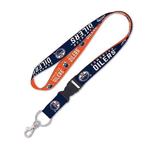 WinCraft NHL Edmonton Oilers Lanyard with Detachable Buckle, 3/4'