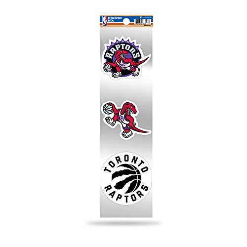 Rico Industries RSS97001: Raptors 3-Piece Retro Spirit Decals