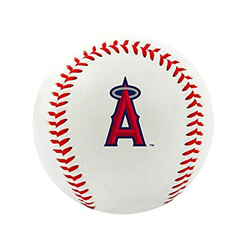 Rawlings MLB Los Angeles Angels of Anaheim Team Logo Baseball, Official, White