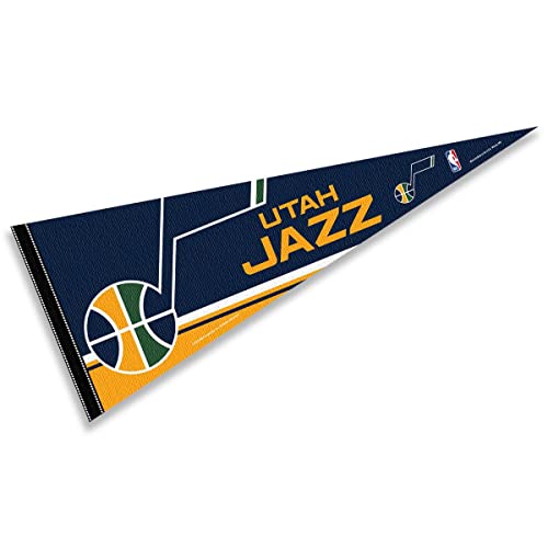 WinCraft Utah Jazz Pennant Full Size 12 in X 30 in