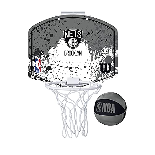 WILSON NBA Team Mini Basketball Hoop - Brooklyn Nets