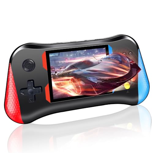 Handheld Game Console, 3.5' Portable Handheld Video Game Console with 500 Classic Games, Retro Game Consoles for Boys and Girls, Ideal Travel Companion & Birthday, Christmas, (Black)