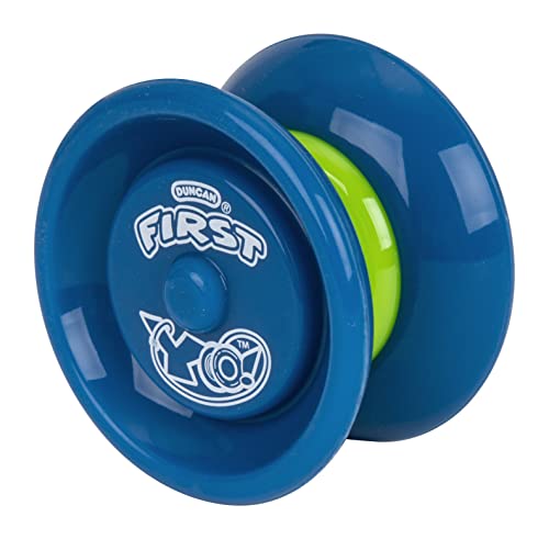 Duncan Toys First Yo! - Best Beginner Yo-Yo for Kids, Responsive Yo Yo, YoYo Toy - Blue/Green