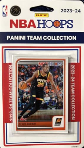 Phoenix Suns 2023 2024 Hoops Factory Sealed Team Set Featuring Kevin Durant and Devin Booker with Oumani Camara Rookie Card Plus