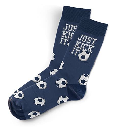 Sillies Socks Soccer Themed Socks - Novelty Unisex Sock Set, Fun Unique Designs