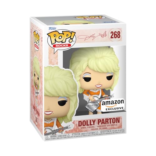 Funko Pop! Rocks: Dolly Parton Diamond Glitter, Amazon Exclusive