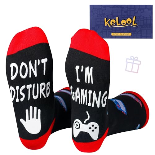 Do Not Disturb I'm Gaming Socks,Boy Gifts Ideas,Mens Gifts For Christmas,Funny Gamer Socks Gifts For Men,Him,Dad,Sons,Teen Boys