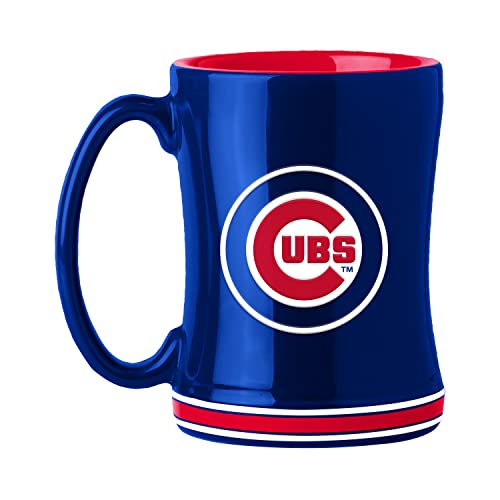 MLB Chicago Cubs 14-Ounce Sculpted Relief Mug