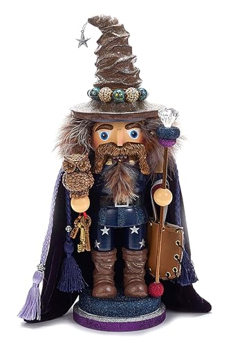 Kurt Adler 15' Hollywood Wizard Nutcracker with Owl