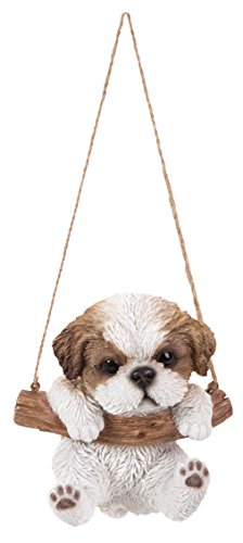 Hi-Line Gift Ltd 87704-A Shih Tzu Puppy Hanging Statue