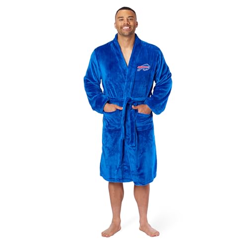 Northwest NFL Buffalo Bills UnisexAdult Silk Touch Bath Robe, Large/XLarge, Team Colors, One Size