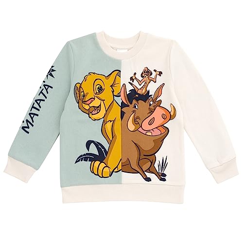 Disney Lion King Simba Timon Pumbaa Toddler Boys Sweatshirt 5T