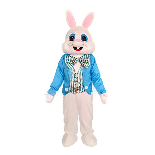 New Easter Bunny Costume Rabbit Halloween Mascot Costume Adult