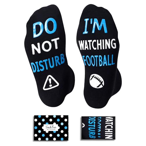 Football Gifts For Men Teenage Boys - Football Gifts Rugby Gifts, Football Coach Players Fan Team Gifts, Youth Football Socks Men Rugby Socks