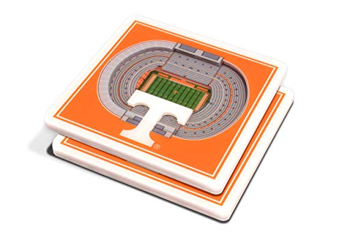 YouTheFan NCAA Tennessee Volunteers 3D StadiumView Coasters - Neyland Stadium 4' x 4'