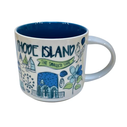 Starbucks Been There Series Rhode Island Ceramic Mug, 14 Oz