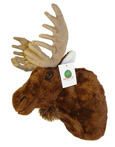 Adore 13' Yukon The Moose Plush Stuffed Animal Walltoy Wall Mount