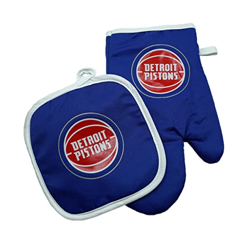 Detroit Pistons Oven Mitt/Potholder Blue