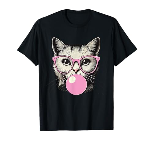 Cute Cat Shirt for Women Funny Cat Lovers T-Shirt