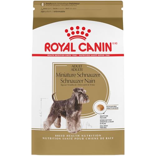 Royal Canin Miniature Schnauzer Adult Breed Specific Dry Dog Food, 10 lb Bag