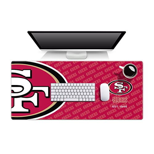 YouTheFan NFL San Francisco 49ers Logo Series Desk Pad