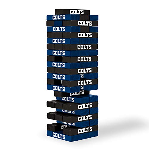 Wild Sports NFL Indianapolis Colts Table Top Stackers 3' x 1' x .5', Team Color