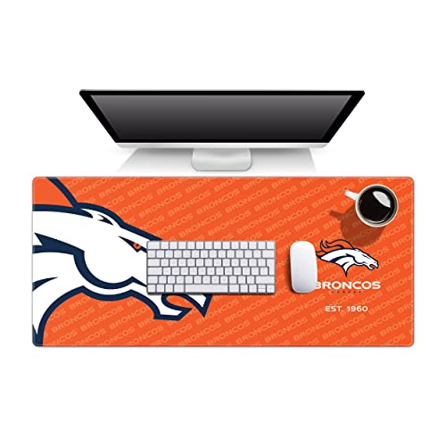 YouTheFan NFL Denver Broncos Logo Series Desk Pad