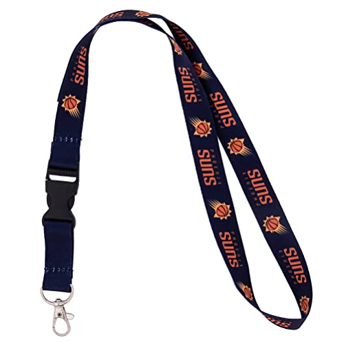 Desert Cactus Phoenix Suns Lanyard Keychain Detachable NBA Breakaway Snap Buckle National Basketball Association Car Keys ID Badge Holder (Lanyard 1)