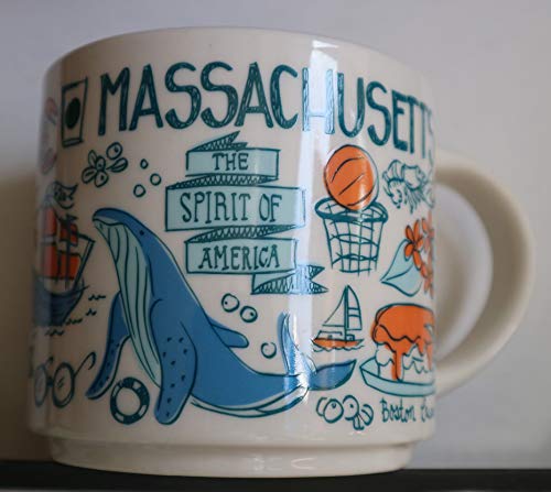 Starbucks Been There Series Massachusetts Ceramic Mug, 14 Oz