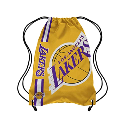 FOCO Los Angeles Lakers NBA Big Logo Drawstring Backpack