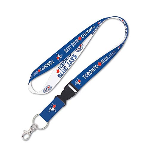 Wincraft MLB Toronto Blue Jays Lanyard with Detachable Buckle, 3/4'