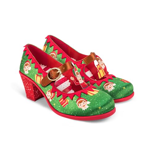 Hot Chocolate Design Chocolaticas Mid Heels Elf Women's Mary Jane Pump Multicoloured HCD 35