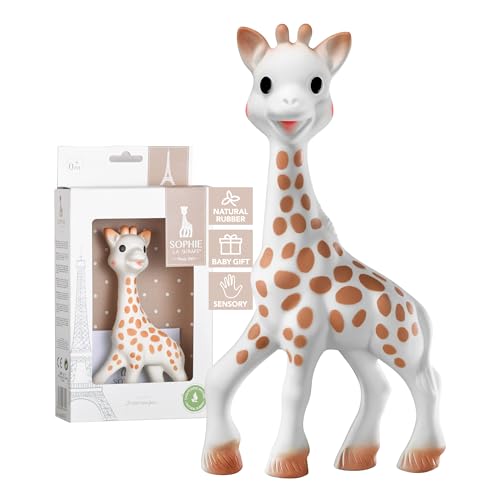 Sophie la girafe | Handcrafted for 60 Years in France | Natural Rubber | Designed for Teething Babies | Awaken All 5 Senses | Easy to Clean | Pack of 1