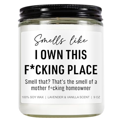 Younift Funny Housewarming Candle, House Warming Gifts New Home Gifts Ideas, Housewarming Gifts for Women, Men, Couple, New Homeowner Gifts, New Apartment Gifts, Closing Gifts for Home Buyers