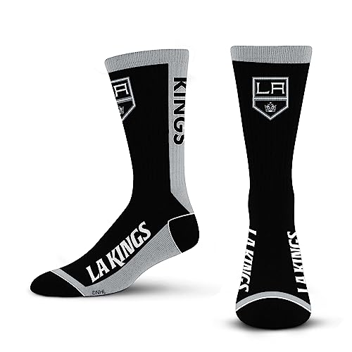 For Bare Feet NHL LOS ANGELES KINGS MVP Crew Sock Team Color Large