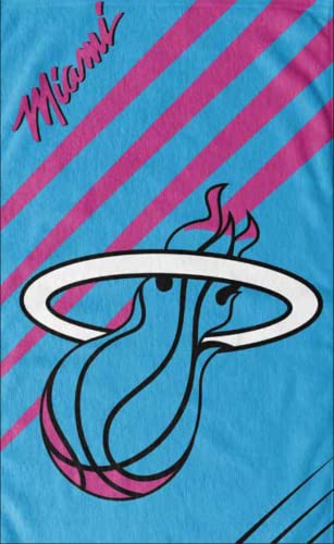 Pure Essence Miami Heat Beach Towel - Officially Licensed Merchandise