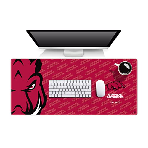 YouTheFan NCAA Arkansas Razorbacks Logo Series Desk Pad