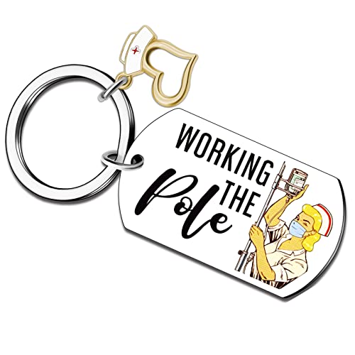 ibiwe Funny Nurse Gifts For Women Nurse Keychain Gifts for Women Appreciation Gifts For New Nurse Registered Nurses Medical Assistant Gifts Student Graduation Gifts Stocking Stuffers for Nurses