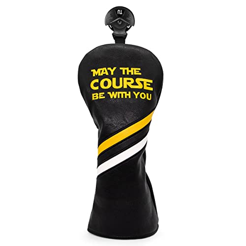 Golf Club Head Cover May The Course Be with You (for Hybrid(1pcs))