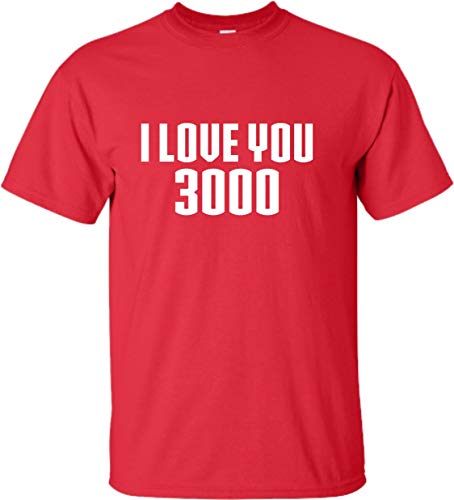 Go All Out XXX-Large Red Adult I Love You 3000 T-Shirt