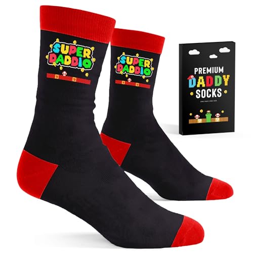 Gifts for Dad, Dad Gifts, Cool Gifts for Dad, Best Dad Ever Gifts - Birthday Gifts for Dad, Dad Birthday Gift Ideas, Funny Dad Gifts, Happy Birthday Dad, Dads Day Gifts - Mens Novelty Socks, Dad Socks