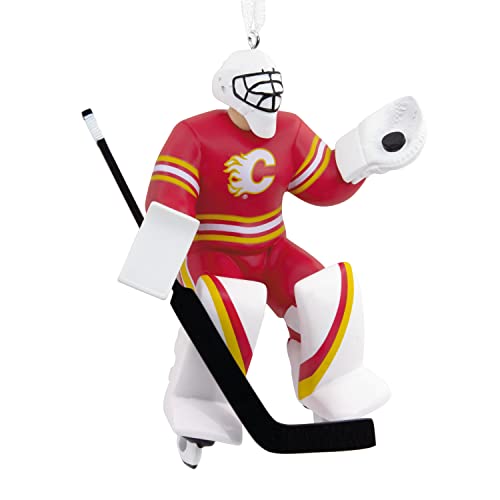 Hallmark NHL Calgary Flames Goalie Christmas Ornament, 0001OSL1745