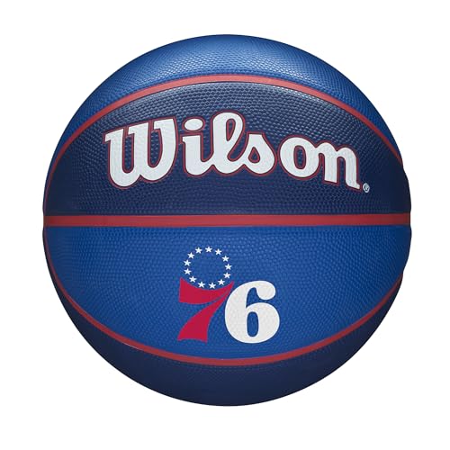 WILSON NBA Team Tribute Basketball - Size 7 - 29.5', Philadelphia 76ers