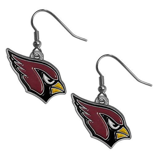 NFL Siskiyou Sports Womens Arizona Cardinals Dangle Earrings One Size Team Color