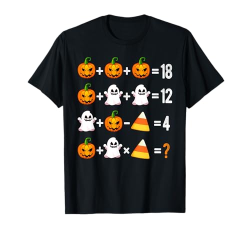 Halloween Order of Operations Math Halloween Teacher pumpkin T-Shirt