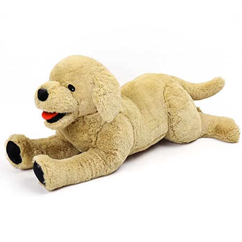 LotFancy Dog Stuffed Animals Plush, 21' Soft Cuddly Golden Retriever Plush Toys, Large Stuffed Dog, Puppy Dog Stuffed Animals, Mother's Day, Birthday, Easter Gift, for Kids, Pets, Girls