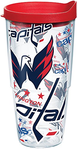 Tervis Made in USA Double Walled NHL Washington Capitals Insulated Tumbler Cup Keeps Drinks Cold & Hot, 24oz, All Over