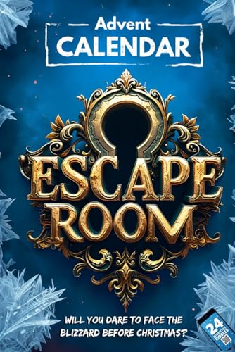 Escape Room Advent Calendar 2.0 for Adults: Experience a Captivating Adventure with 24 Games, Puzzles, and Riddles to Solve Before Christmas (Book + App)