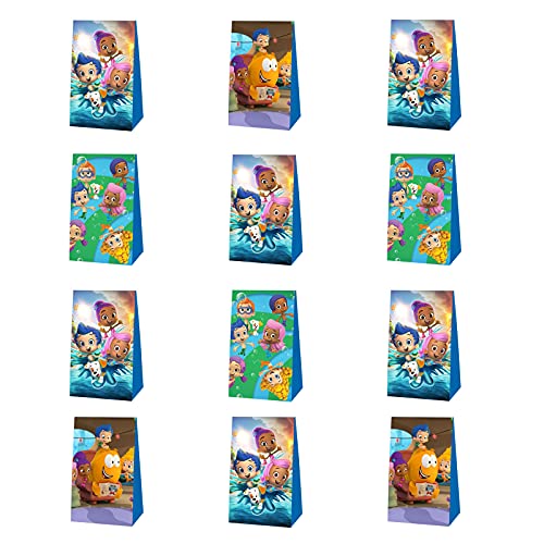 12 Pack Bubble Guppies Party Bags Bubble Guppies Birthday Party Supplies Party Favors Bubble Guppies Goodie Bag Candy Bags